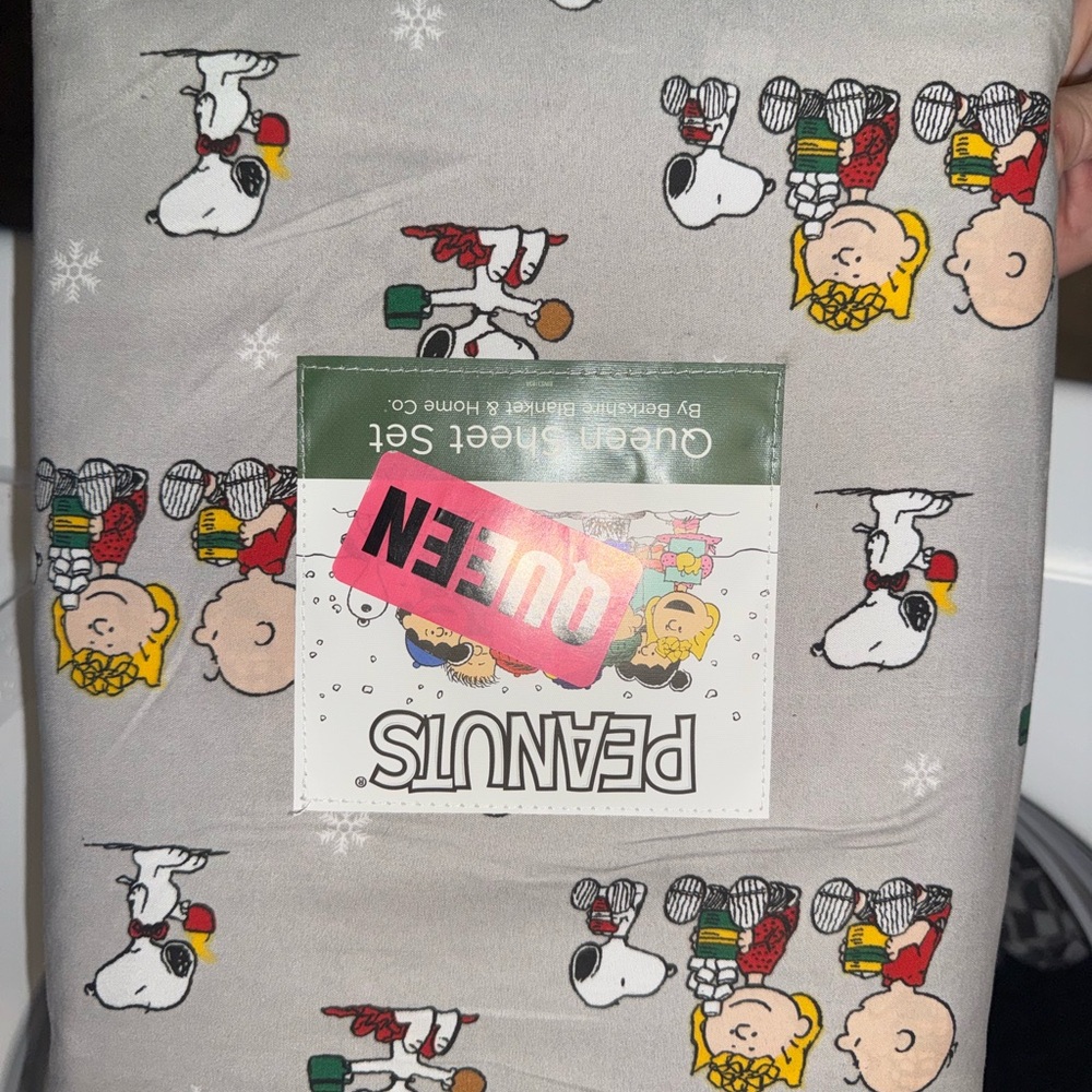 Peanuts Queen Sheet Set New with Tags